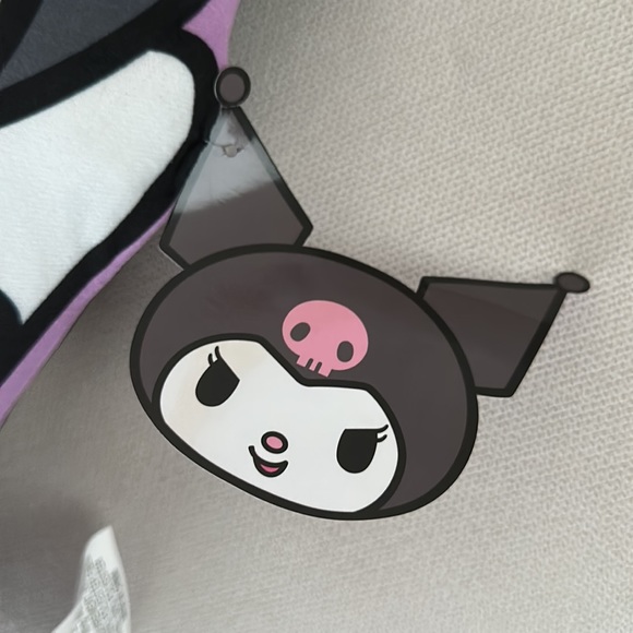 SANRIO KUROMI CHARACTER FIGURAL LICENSED PILLOW NWT - Picture 7 of 9